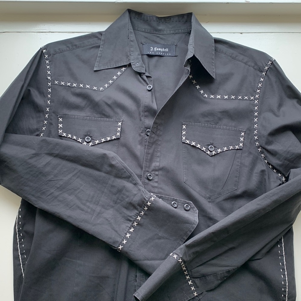J Campbell western shirt